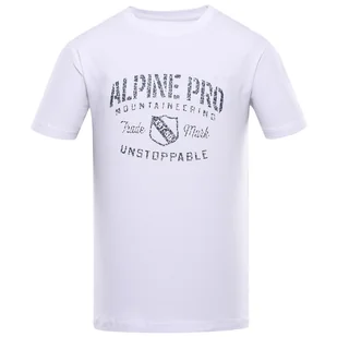 Koszulka męska Alpine Pro Sumek Rozmiar: XL / Kolor: biały - Koszulki sportowe męskie - miniaturka - grafika 1