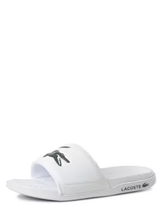 Lacoste - Męskie pantofle kąpielowe, biały - Spodnie męskie - miniaturka - grafika 1