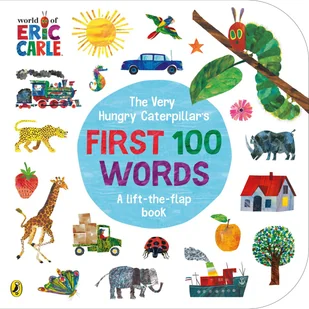 Puffin Books The Very Hungry Caterpillar's First 100 Words Eric Carle - Książki edukacyjne - miniaturka - grafika 1
