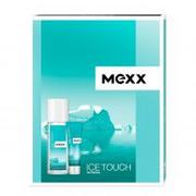 Zestawy kosmetyków damskich - Mexx Zestaw Woman Ice Touch Deo 75 Sg 50 - miniaturka - grafika 1