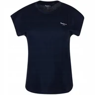 Koszulki i topy damskie - PEPE JEANS KOSZULKA DAMSKA T-SHIRT LORY FUTURE GRANATOWA r.S - miniaturka - grafika 1