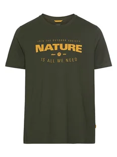 Camel Active Koszulka w kolorze khaki - Koszulki męskie - miniaturka - grafika 1