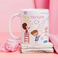 Kubki - Kubek z imieniem dla przedszkolanki - miniaturka - grafika 1