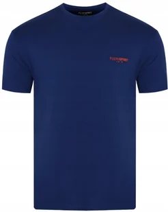 Koszulka męska PLEIN SPORT - PS25MTS04/1420 NAVY/ORANGE t-shirt GRANATOWY - Koszulki męskie Koszulka męska PLEIN SPORT - PS25MTS04/1420 NAVY/ORANGE t-shirt GRANATOWY - Koszulki męskie - miniaturka - grafika 1