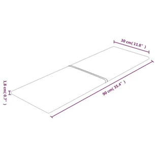 Panele ścienne, 12 szt., niebieskie, 90x30 cm, tkanina, 3,24 m² - Panele ścienne i boazeria - miniaturka - grafika 9