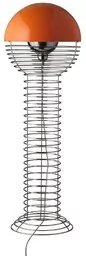 Verpan - Wire Lampa Podłogowa Chrome/Orange Verpan - Lampy stojące - miniaturka - grafika 1