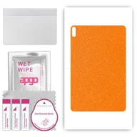 Akcesoria do tabletów i e-booków - folia naklejka skórka strukturalna na TYŁ do Huawei MatePad 10.4 5G - Pomarańczowy Pastel Matowy Chropowaty Baranek - apgo SKINS - miniaturka - grafika 1