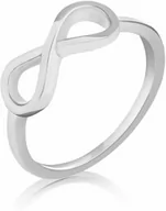 Pierścionki - Pierścionek srebrny nieskończoność - miniaturka - grafika 1
