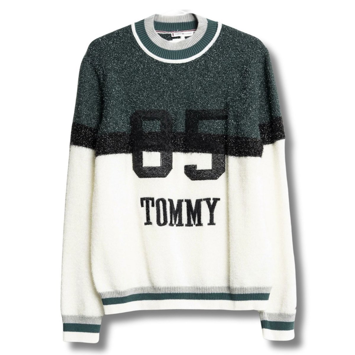 Sweter damski Tomy Hilfiger Perniane Mock-NK mieniący-M
