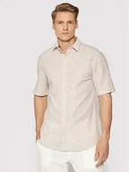 Koszule męskie - Only & Sons Koszula Caiden 22009885 Beżowy Slim Fit - miniaturka - grafika 1
