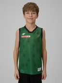 Koszulki dla chłopców - 4F Koszulka meczowa replika wyjazdowa z sezonu 2025/26 dziecięca 4F x Miasto Szkła Krosno - zielona 158/164 (12-14 lat) - miniaturka - grafika 1