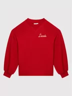 Bluzy dla chłopców - Lacoste Bluza SJ6840 Czerwony Regular Fit - miniaturka - grafika 1