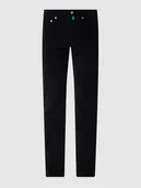 Spodnie męskie - Spodnie sztruksowe o kroju modern fit z dodatkiem streczu model ‘Lyon’ - miniaturka - grafika 1