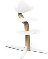 Krzesełka do karmienia - Stokke Nomi - wielofunkcyjne krzesełko nowej generacji  | Oak White - miniaturka - grafika 1
