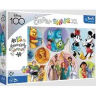 Puzzle - Puzzle 160el XL Kolorowy świat Disney 50033 Trefl - miniaturka - grafika 1