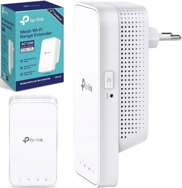 Wzmacniacz Sygnału Wifi Repeater Tp-link Mesh Access Point Duży Zasięg Sieć