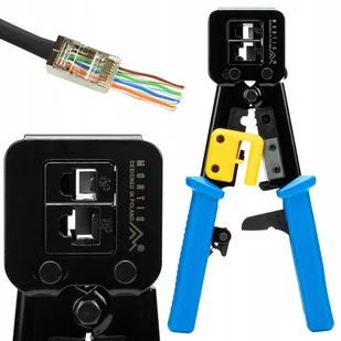 Zaciskarka wtyków RJ45 przelotowych Montis MT178 - Narzędzia sieciowe - miniaturka - grafika 1
