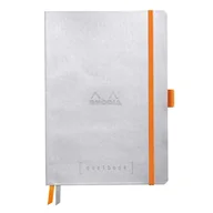 Notesy i bloczki - Goalbook Rhodia A5, miękka oprawa, srebrny - miniaturka - grafika 1