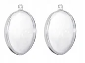 Pozostałe akcesoria świąteczne - Jajka akrylowe AJ-08 op.5szt - miniaturka - grafika 1