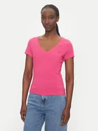 Koszulki i topy damskie - Tommy Jeans Komplet 2 t-shirtów DW0DW21367 Kolorowy Slim Fit - miniaturka - grafika 1