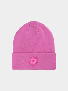 4F Czapka w kolorze różowym - Czapki damskie - miniaturka - grafika 1