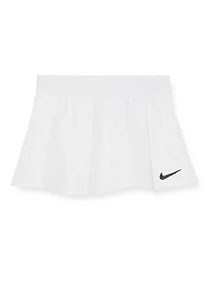 Spódnice - Nike Dziewczęca spódnica tenisowa Court Victory, biały/czarny, 7 Lata - grafika 1