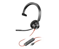 Słuchawki - HP Poly Blackwire 3310 MS USB-A/USB-C 8X216AA - miniaturka - grafika 1