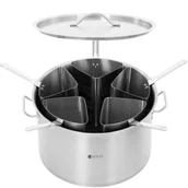 Garnki - Garnek do gotowania makronu z 5 wkładami śr. 45 cm 44 l - miniaturka - grafika 1