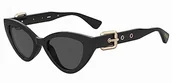 Okulary przeciwsłoneczne - Moschino MOS142/S Okulary Przeciwsłoneczne Black/Dark Grey 51/20/140 donna - miniaturka - grafika 1