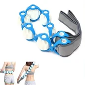 Masażery - Rolkowy pas do masażu ciała - pomarańczowy - miniaturka - grafika 1