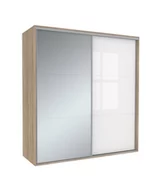 Szafy - SZAFA TIVOLI 182x210 S/3BP/3L BIAŁY POŁYSK / LUSTRO - miniaturka - grafika 1