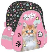 Plecaki szkolne i tornistry - St. Majewski Plecak przedszkolny Pink Cat - My Little Friend - miniaturka - grafika 1