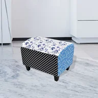 Pufy i podnóżki - vidaXL Podnóżek Puf Rustykalny styl - miniaturka - grafika 1