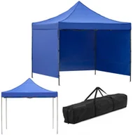 Pawilony ogrodowe - Namiot handlowy, ogrodowy 300x300 cm pawilon targowy, granatowy UNIWERSALNY - miniaturka - grafika 1