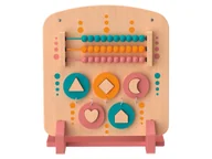 Zabawki kreatywne - Playtive Zabawka motoryczna do zawieszenia na ścianie, drewniana, 2 elementy (Liczenie) - miniaturka - grafika 1