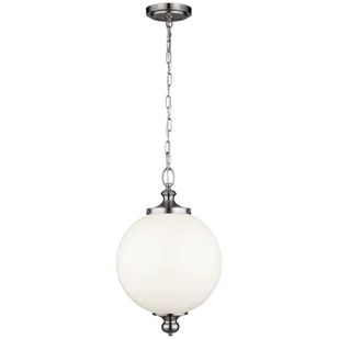 Elstead Lighting LAMPA wisząca FE/PARKMAN/PL PN FEISS metalowa OPRAWA Zwis kula nikiel po - Lampy sufitowe - miniaturka - grafika 3