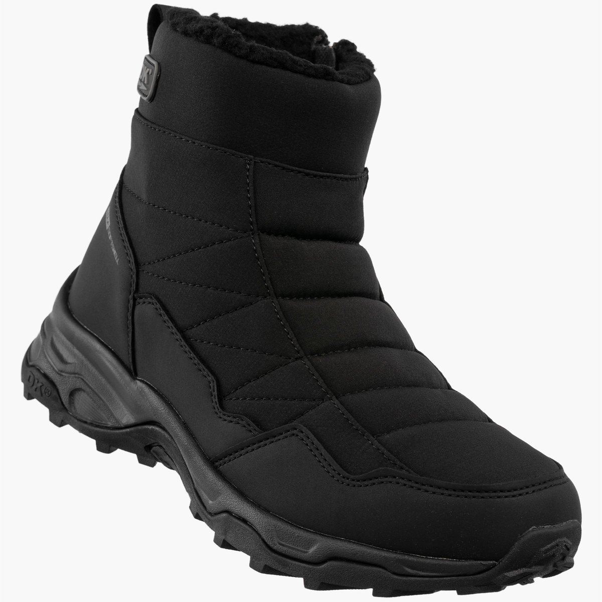 Śniegowce Damskie SoftShell DK Buty Zimowe Ocieplane Czarne North Czarny 37