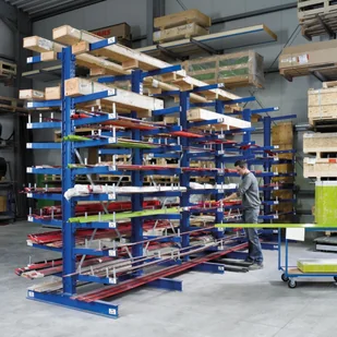 META Wariabilne regały wspornikowe, 2500 x 1330 x 1040 mm 75151 - Szafy i regały magazynowe - miniaturka - grafika 4