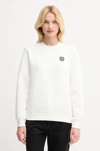 Lacoste bluza damska kolor beżowy z aplikacją SF8006 - Bluzy damskie - miniaturka - grafika 1