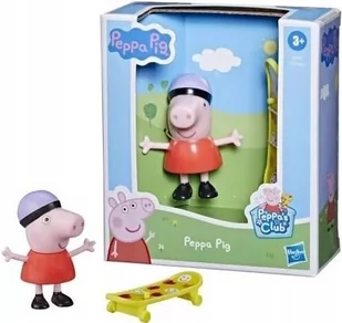 Świnka Peppa Figurka Świnki Peppy z deskorolką - Figurki dla dzieci - miniaturka - grafika 1