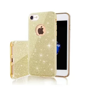 TelForceOne Nakładka Glitter 3w1 do Xiaomi Mi 11 Lite 4G / Mi 11 Lite 5G / 11 Lite 5G NE złota - Etui i futerały do telefonów - miniaturka - grafika 1