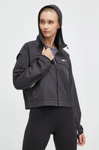 adidas Performance wiatrówka WIND.RDY Hyperglam kolor czarny przejściowa oversize - Kurtki damskie - miniaturka - grafika 1