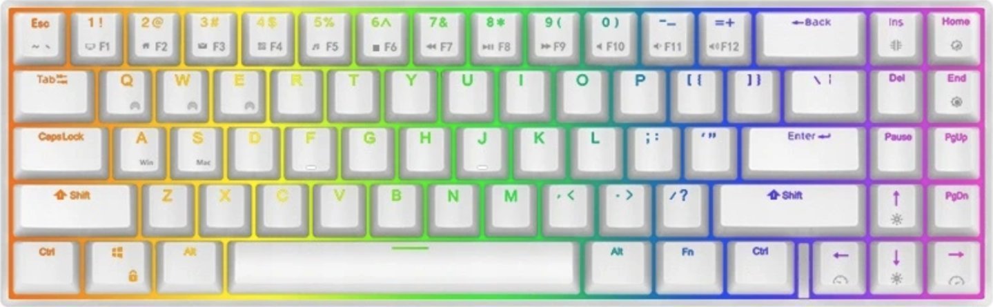 Royal Kludge KLAWIATURA MECHANICZNA 65% 70% RK71 BLUE HOTSWAP