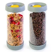 Pojemniki kuchenne - Zestaw pojemników na żywność PIKA PKVC 1500 ml (2 szt.) - miniaturka - grafika 1