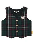 Bluzy i sweterki niemowlęce - Steiff Kamizelka w kolorze zielonym - miniaturka - grafika 1