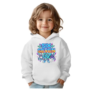 BLUZA DZIECIĘCA Z KAPTUREM 67 SIX SEVEN KLOCKI VIRAL 104 PREZENT - Bluzy dla dziewczynek BLUZA DZIECIĘCA Z KAPTUREM 67 SIX SEVEN KLOCKI VIRAL 104 PREZENT - Bluzy dla dziewczynek - miniaturka - grafika 1