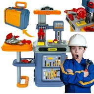 Zabawki interaktywne dla dzieci - Warsztat z narzędziami 3w1 w walizce na kółkach 3+ MEGA CREATIVE - miniaturka - grafika 1