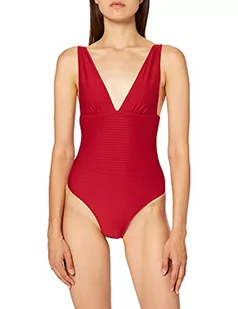 BANANA MOON jednoczęściowy kostium kąpielowy damski, Czerwona, 38 - Stroje kąpielowe - miniaturka - grafika 1
