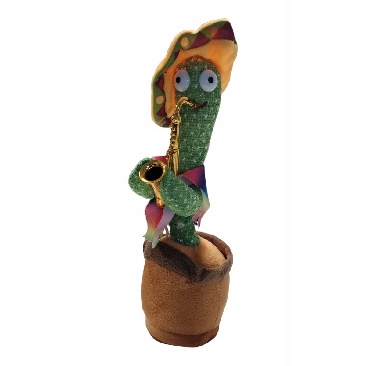 KAKTUS ŚPIEWAJĄCY TAŃCZĄCY POWTARZA MÓWI TAŃCZY POWTARZA ŚWIECI PIOSENKI