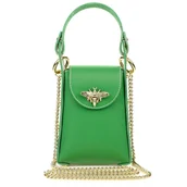 Torebki damskie - Torebka Skórzana Vezze Vespa Poco Trawiasta - miniaturka - grafika 1